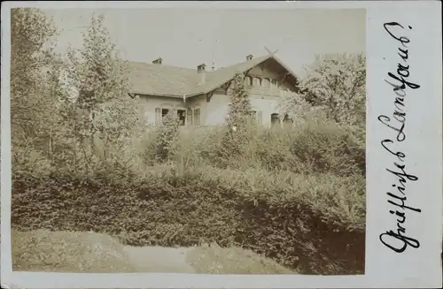 Foto Ak Hochburg Ach in Oberösterreich, Gräfliches Landhaus