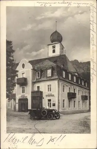 Ak Gröbming Steiermark, Gasthof Spanberger
