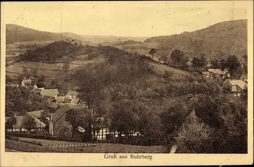 Ak Kesternich Simmerath in der Eifel, Gesamtansicht, Ruhrberg