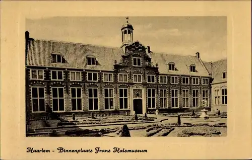 Ak Haarlem Nordholland, Binnenplaats Frans Halsmuseum