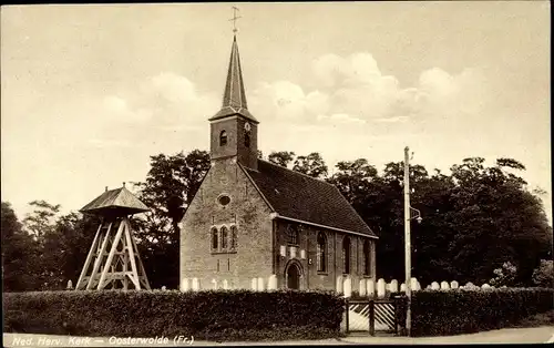 Ak Oosterwolde Oldebroek Gelderland, Ned. Herv. Kerk