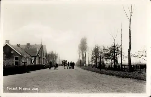 Ak Twijzelerheide Achtkarspelen Friesland Niederlande, Nieuwe weg