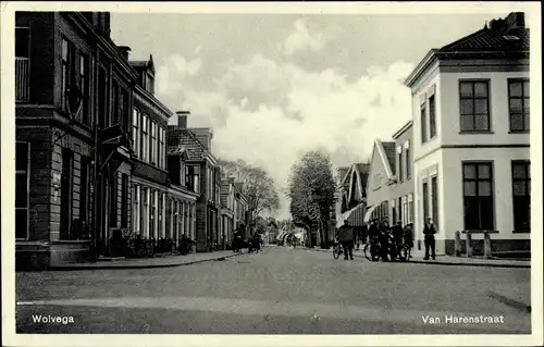 Ak Wolvega Friesland Niederlande, Van Harenstraat