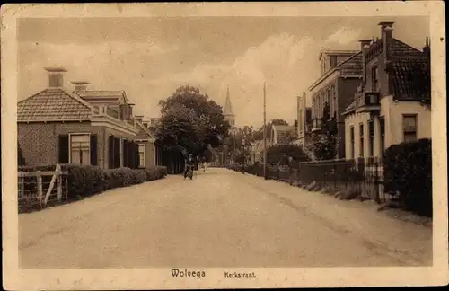 Ak Wolvega Friesland Niederlande, Kerkstraat