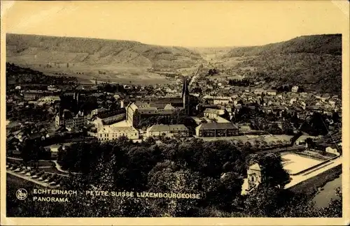 Ak Echternach Luxemburg, Petite Suisse Luxembourgeoise, Panorama