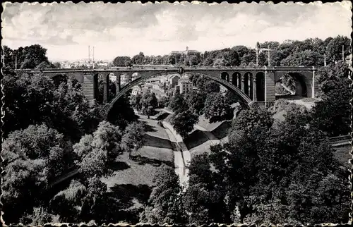 Ak Luxemburg Luxembourg, Pont Adolphe
