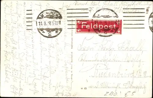 Ak Weltkrieg 1914/16, Zersch. Bauerngehöft