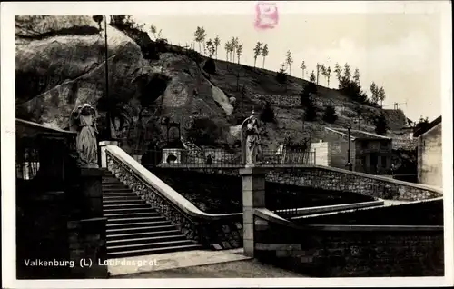 Ak Valkenburg Limburg Niederlande, Lourdesgrot