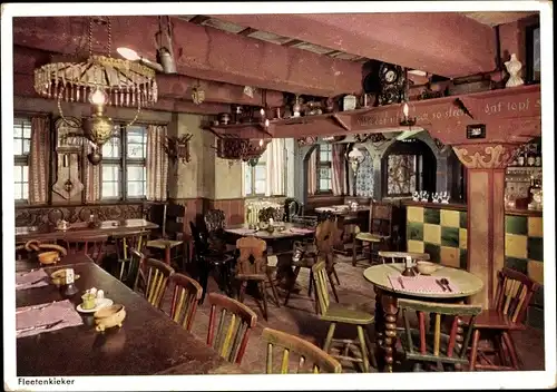 Ak Hamburg Mitte Altstadt, Alt Hamburger Bürgerhaus, Grimm 30, Fleetenkieker, Sammlung Lachmund