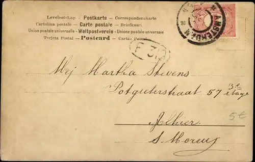 Buchstaben Ak Weiblicher Vorname Martha, Frauen und Mädchen