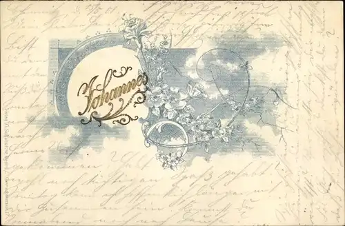 Buchstaben Ak Männlicher Vorname Johannes