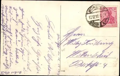 Ak Münster in Westfalen, Lambertusbrunnen, Giebelhäuser, Kirche