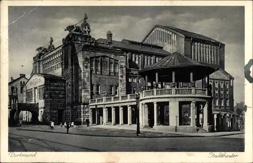 Ak Dortmund im Ruhrgebiet, Stadttheater