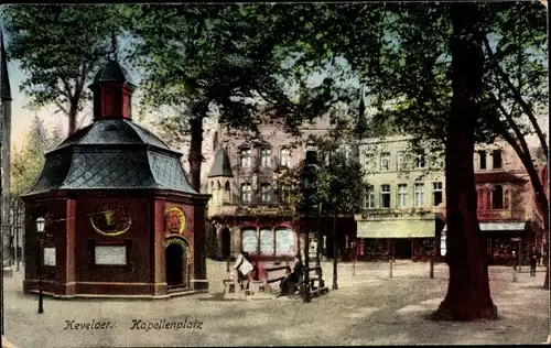 Ak Kevelaer am Niederrhein, Partie auf dem Kapellenplatz