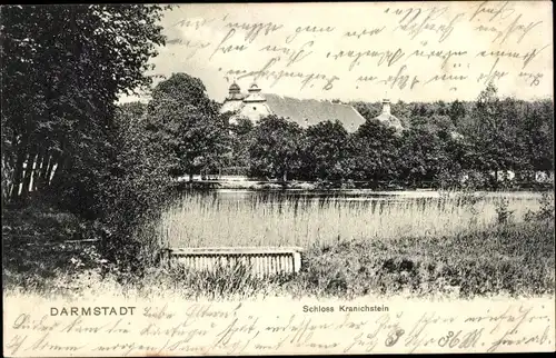 Ak Darmstadt in Hessen, Schloss Kranichstein