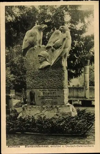 Ak Sachsenwald Hofriede Aumühle im Herzogtum Lauenburg, Bismarckdenkmal