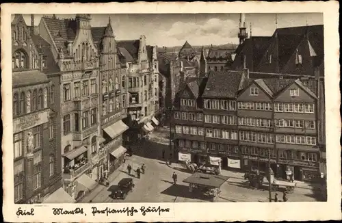 Ak Kiel in Schleswig Holstein, Markt, Persianische Häuser