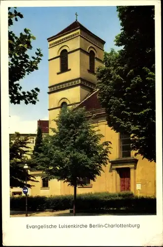 Ak Berlin Charlottenburg, Evangelische Luisenkirche, Erbaut 1716, Zerstört 1943