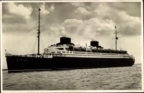 Ak Dampfschiff Europa, Turbinenschnelldampfer, Norddeutscher Lloyd