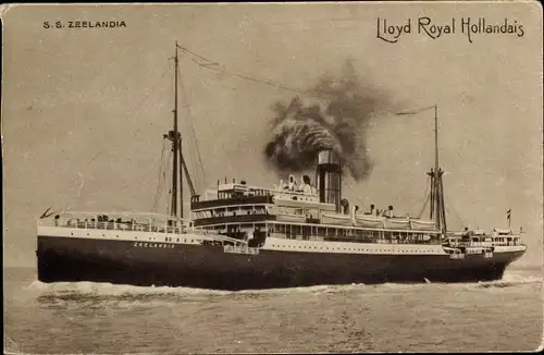 Ak SS Zeelandia, Lloyd Royal Hollandais
