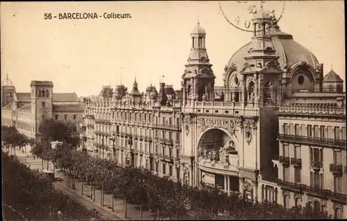 Ak Barcelona Katalonien Spanien, Coliseum