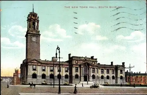 Ak South Shields South Tyneside North East England, The New Town Hall