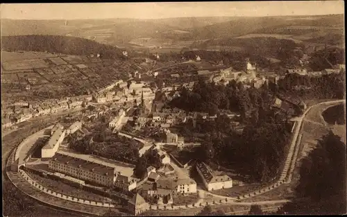 Ak Bouillon Wallonien Luxemburg, Panorama pris du Belvedere