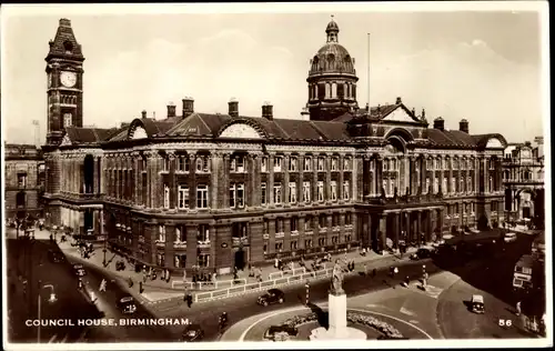 Ak Birmingham West Midlands England, Council House