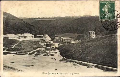 Ak Kanalinsel Jersey, Greve de Lecq beach