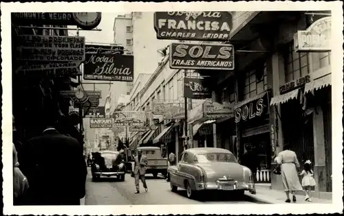 Ak Caracas Venezuela, Calle Comercial