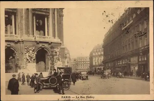 Ak Paris IX, La Rue Halevy