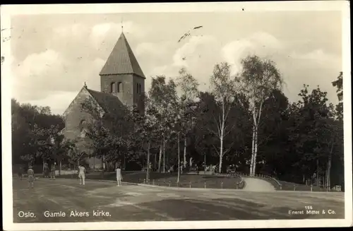 Ak Oslo Norwegen, Gamle Akers Kirke