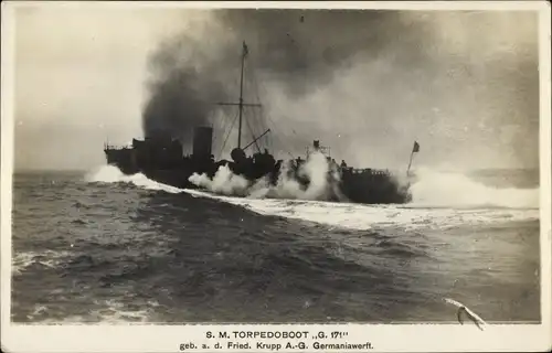 Ak Deutsches Kriegsschiff, Torpedoboot, G171