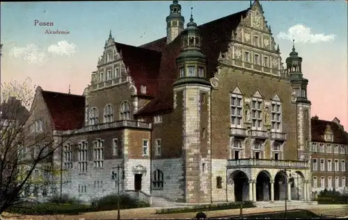 Ak Poznań Posen, Partie an der Akademie, Akademia