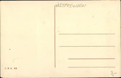 Ak Grudziądz Graudenz Westpreußen, Weichselbrücke