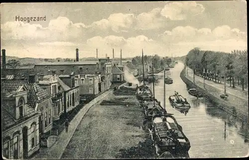 Ak Hoogezand Sappemeer Groningen, Teilansicht, Kanal