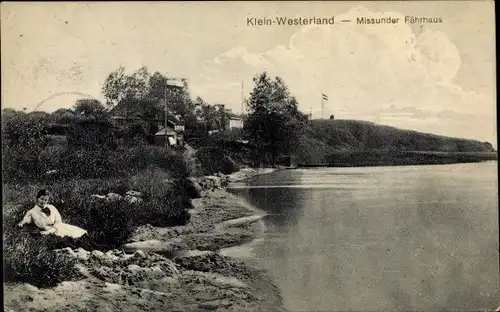 Ak Klein Westerland Brodersby, Missunder Fährhaus