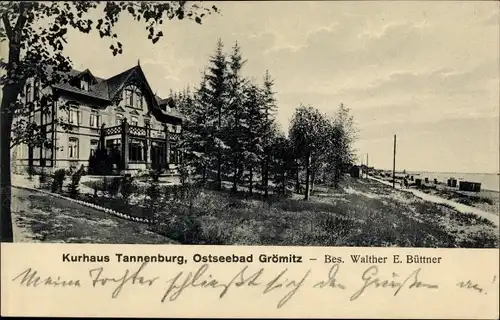 Ak Ostseebad Grömitz in Holstein, Kurhaus Tannenburg