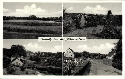 Ak Sandkaten Bösdorf in Holstein, Dorfansichten