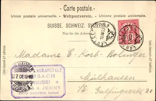 Ak Bad Ramsach Kanton Basel Land, Gasthaus, Signal Wiesenberg, Buchen