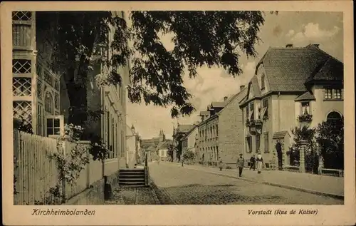 Ak Kirchheimbolanden in der Pfalz, Vorstadt, Rue de Kaiser