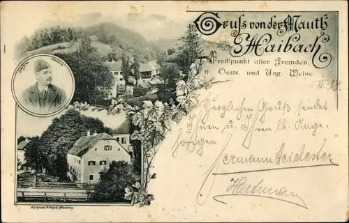 Ak Haibach im Mühlkreis in Oberösterreich, Gruß von der Mauth, Saffra matica
