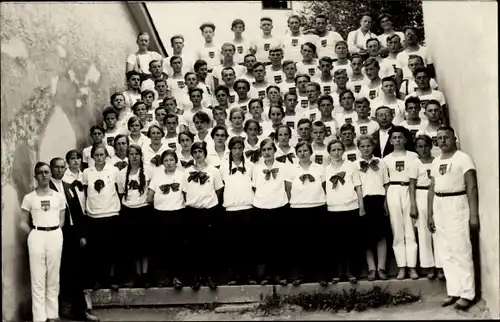 Foto Ak Ulrichsberg in Oberösterreich, Markterhebungsfeier 1929, Gruppenaufnahme