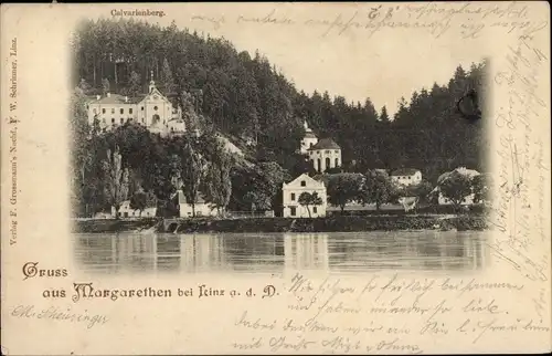 Ak Margarethen Linz an der Donau Oberösterreich, Kalvarienberg