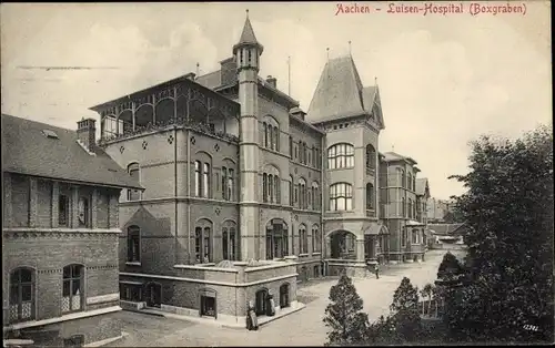 Ak Aachen in Nordrhein Westfalen, Louisen Hospital, Boxgraben