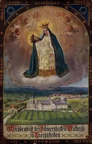 Ak Dormagen am Niederrhein, Kloster Knechtsteden, Gnadenbild der Schmerzhaften Mutter