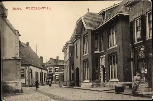 Ak Winterswijk Gelderland Niederlande, Markt
