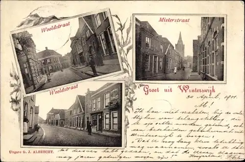 Ak Winterswijk Gelderland Niederlande, Wooldstraat, Misterstraat