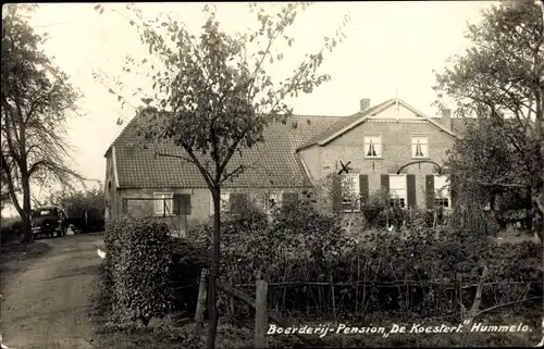 Ak Hummelo Gelderland, Boerderij Pension De Koestert