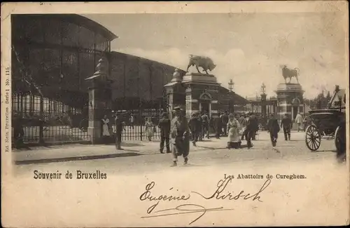 Ak Bruxelles Brüssel, Les Abattoirs de Cureghem